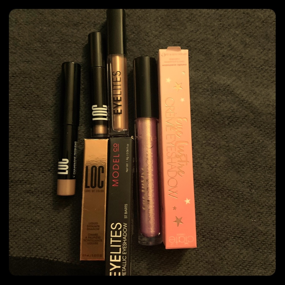 Various liquid eyeshadows all brand new